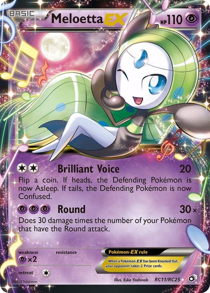 Meloetta EX - Legendary Treasures: Radiant Collection