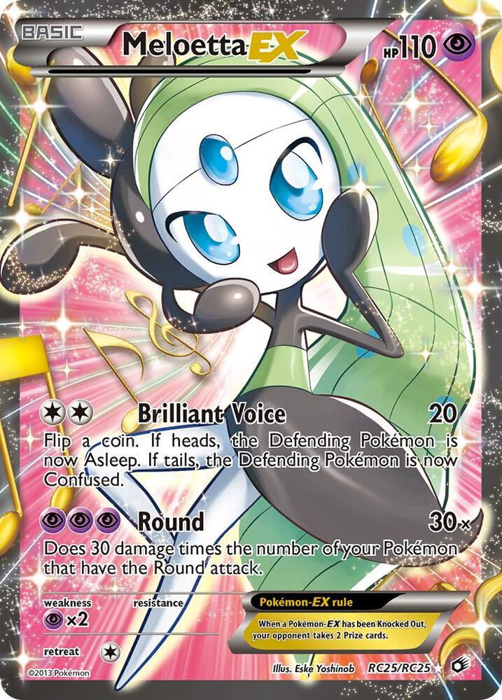 Meloetta EX (Full Art) - Legendary Treasures: Radiant Collection