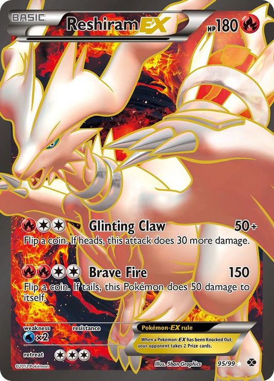 Reshiram EX (95 Full Art) - Next Destinies