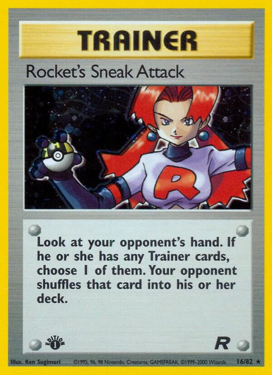 Rocket's Sneak Attack (16) 1st Edition - Team Rocket