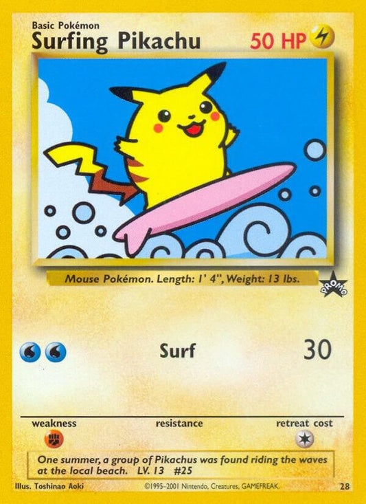 Surfing Pikachu - WoTC Promo