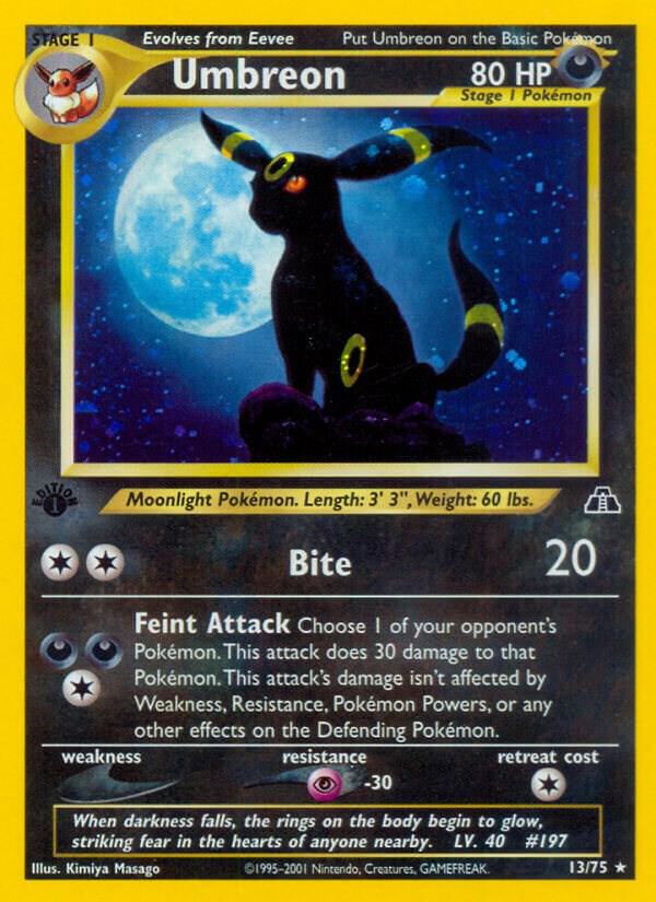 Umbreon (13) - Neo Discovery - NOT 1st EDITION