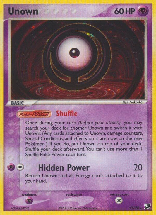 Unown (O) - Unseen Forces