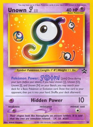 Unown [J] - WoTC Promo