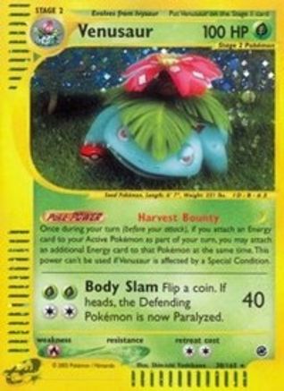 Venusaur (30) 30/165 - Expedition Holofoil