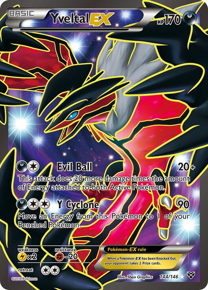 Yveltal EX (144 Full Art) - XY Base Set