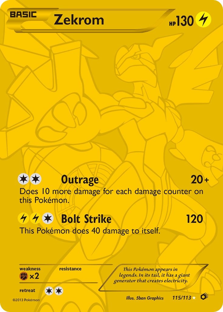 Zekrom (115 Full Art Secret Rare) [LTR - 115/113]