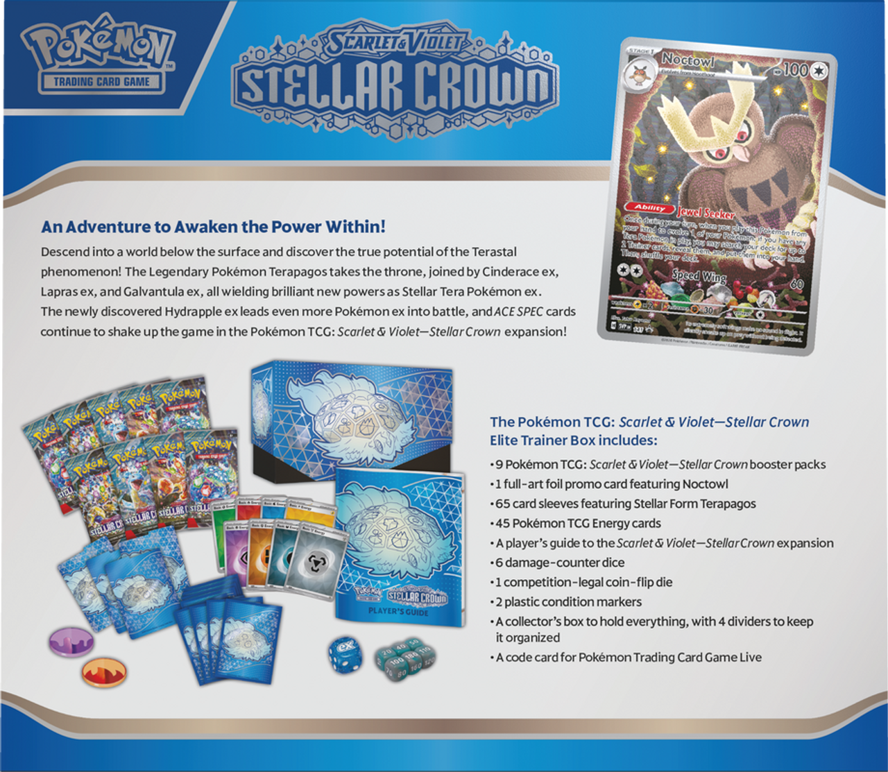 Pokémon TCG: Stellar Crown Elite Trainer Box