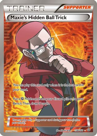 Maxie's Hidden Ball Trick (158 Full Art)- Primal Clash