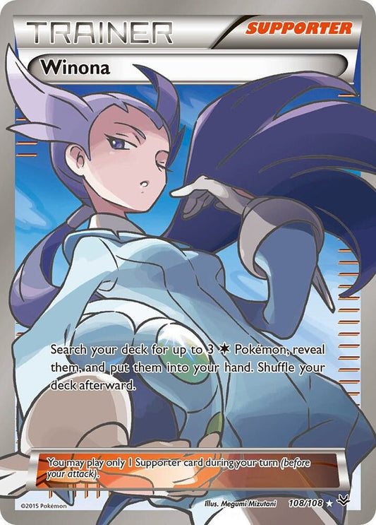 Winona (108 Full Art) - XY - Roaring Skies