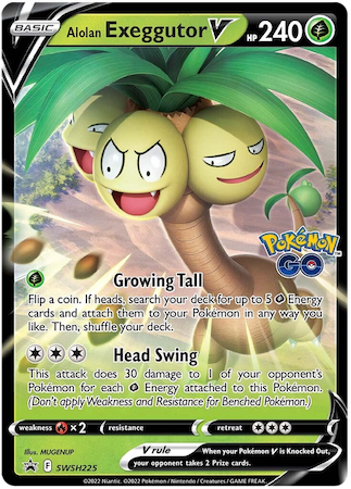 Alolan Exeggutor V - Pokémon Go - Sword & Shield Promo