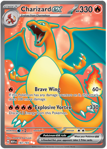 Charizard EX - 183/165 Ultra Rare - Pokémon 151