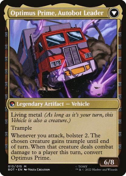 Optimus Prime, Hero (Back)